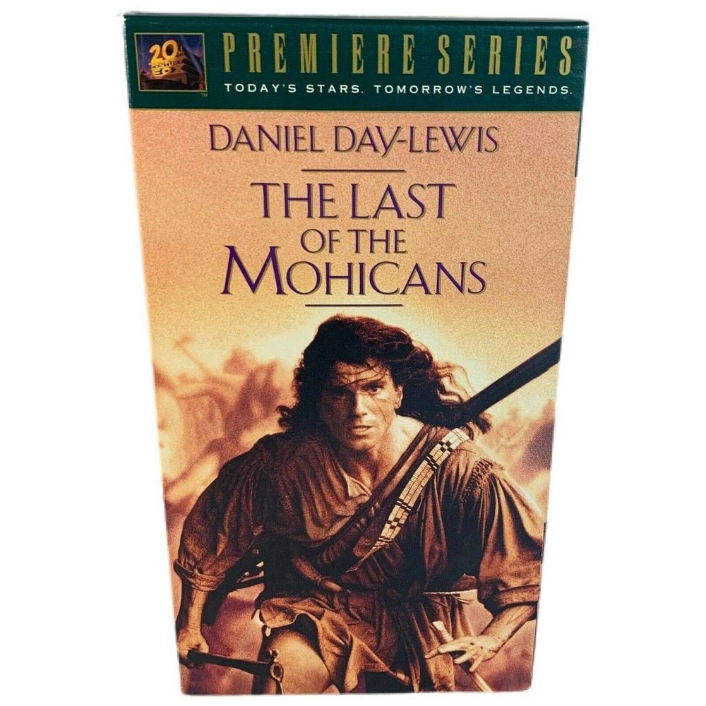Vintage The Last Of The Mohicans VHS Tape 1993 Daniel Day Lewis Classic Films